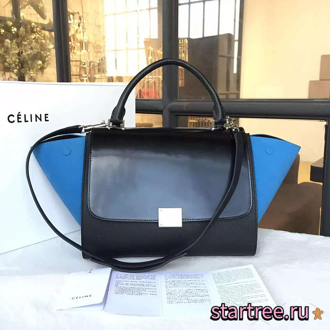 Celine Trapeze Leather Handbag - 30cm x 24cmx 14cm - 1