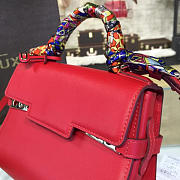 DELVAUX | calfskin mini tempete satchel red 1460 - 4