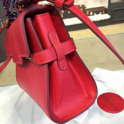 DELVAUX | calfskin mini tempete satchel red 1460 - 2