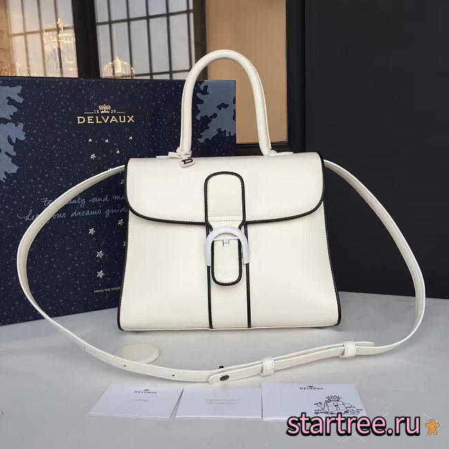 DELVAUX | mini brillant satchel smooth leather white 1469 - 1
