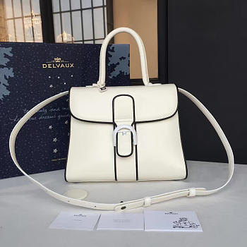 DELVAUX | mini brillant satchel smooth leather white 1469