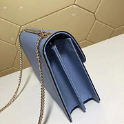 gucci gg flap shoulder bag on chain light blue CohotBag 510303 - 6