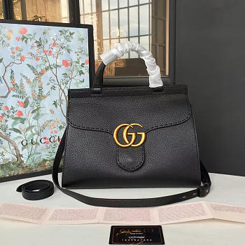 gucci gg marmont leather tote bag 2240