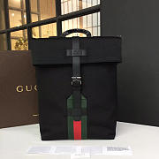 Gucci GG Leather Backpack - 30cm x 18cm x 41cm - 1