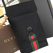 Gucci GG Leather Backpack - 30cm x 18cm x 41cm - 5