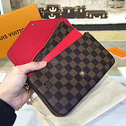 Louis Vuitton | Pochette Felicie Damier Ebene - 21cm x 12cm x 3cm - 5