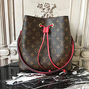 Louis Vuitton Neo Noe Monogram in Coquelicot - M44021 - 26x22x27cm - 3