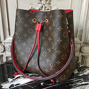 Louis Vuitton Neo Noe Monogram in Coquelicot - M44021 - 26x22x27cm - 4