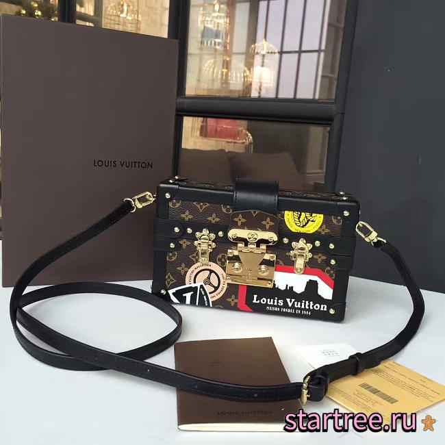  louis vuitton petite CohotBag  malle box sticker - 1