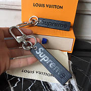  louis vuitton superme CohotBag  key ring noir 3817 - 1