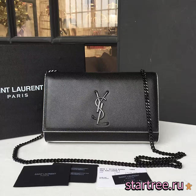 ysl monogram kate grain de poudre embossed leather CohotBag 4744 - 1