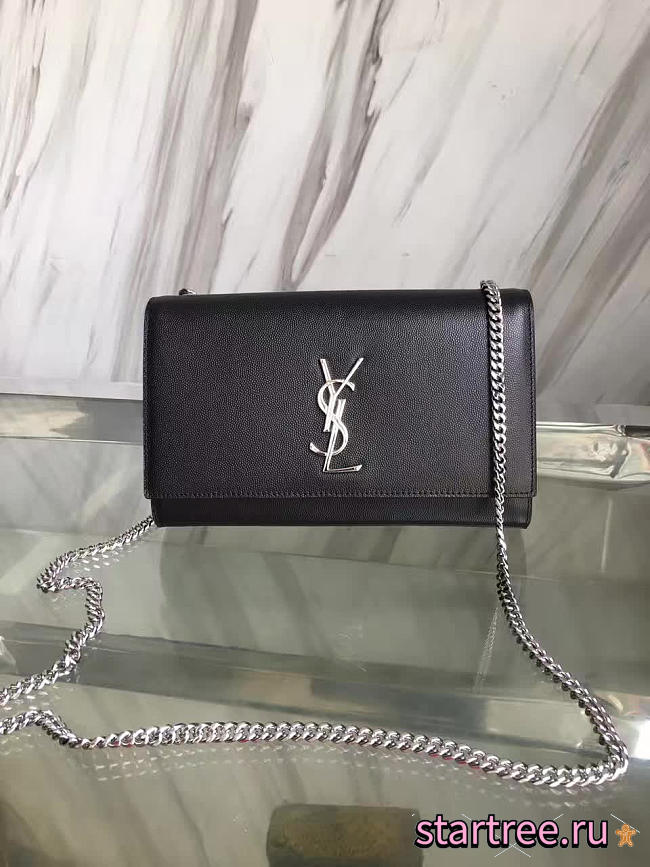 ysl monogram kate grain de poudre embossed leather CohotBag 4994 - 1