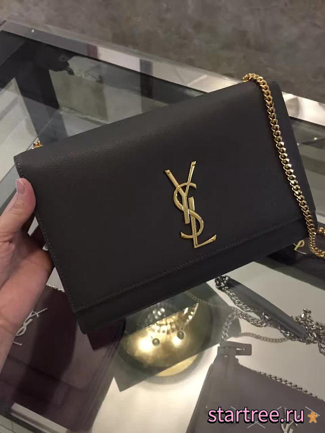 ysl monogram kategrain de poudre embossed leather CohotBag 5027 - 1