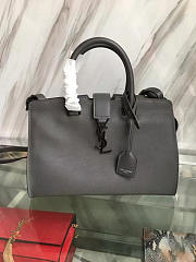 ysl small in smooth leather CohotBag cabas  - 5
