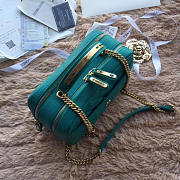 chanel bowling bag jersey & gold-tone metal CohotBag a69924 green - 2