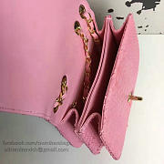 Chanel Snake Embossed Flap Shoulder Bag Pink- A98774 - 15.5x20x8 - 2