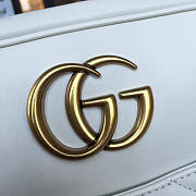 Gucci GG Cortex Marmont White - 27cm x 24cmx 8cm - 2