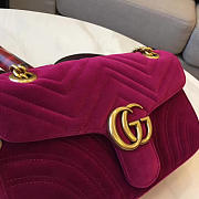 Gucci GG Marmont Velvet Mini Bag - 26cm x 15cm x 7cm - 4