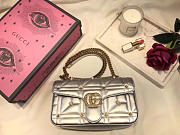 gucci marmont bag silver 2641 - 2