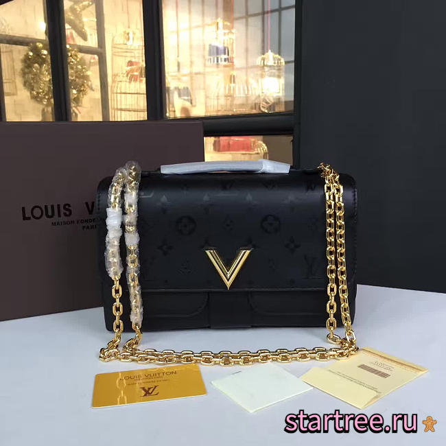 CohotBag louis vuitton very chain  black 3041 - 1