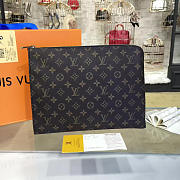  louis vuitton leather CohotBag  clutch bag  - 1