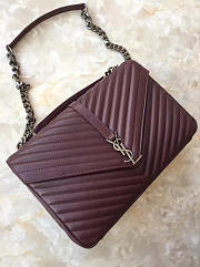 ysl monogram college wine red CohotBag 4798 - 6