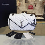 ysl envelop satchel white 4806 - 6