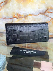 ysl monogram kate clutch in embossed crocodile shiny leather CohotBag 4963 - 5