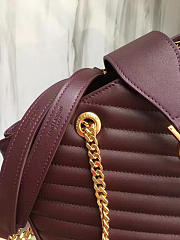 ysl classic shopper wine red CohotBag 5138 - 4