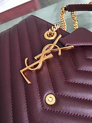 ysl classic shopper wine red CohotBag 5138 - 3