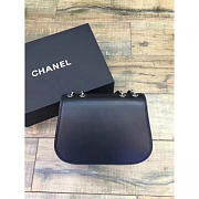 Chanel Calflskin Flap Bag Black- A98775 - 24cm - 3