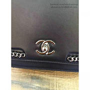 Chanel Calflskin Flap Bag Black- A98775 - 24cm - 6