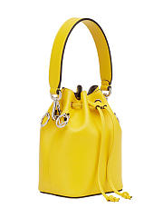 Fendi| Mon Tresor Yellow Leather Bag - 12x18x10cm - 1