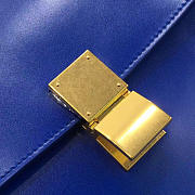 Celine Leather Classic Dark BLue Silver  - 24 x 18 x 6 cm - 6