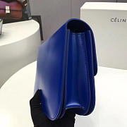 Celine Leather Classic Dark BLue Silver  - 24 x 18 x 6 cm - 3