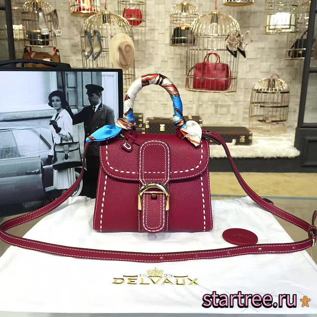 DELVAUX | mini brillant satchel red 1480 - 1