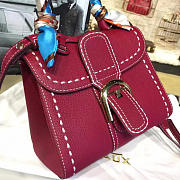 DELVAUX | mini brillant satchel red 1480 - 4