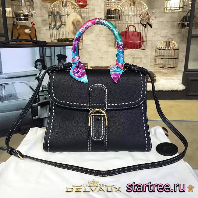 DELVAUX | mm brillant satchel black 1489 - 1