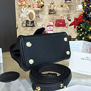 DELVAUX | mini brillant satchel leather black 1509 - 3