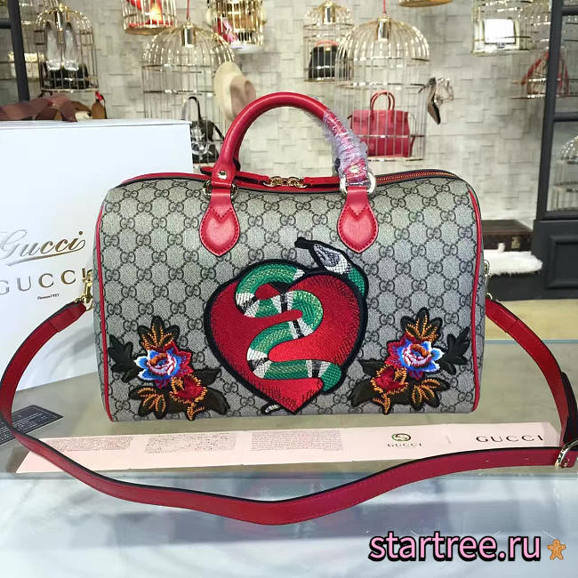 gucci gg supreme top handle bag CohotBag 2213 - 1