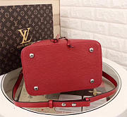 Louis Vuitton Supreme Bucket Bag Red- M44022 - 26x22x27cm - 5