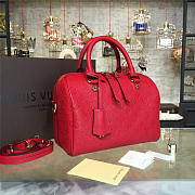 Louis Vuitton Speedy 25 Scarlet M44145 - 4