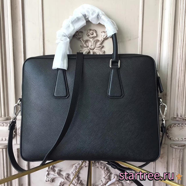 Prada leather briefcase 4325 - 1