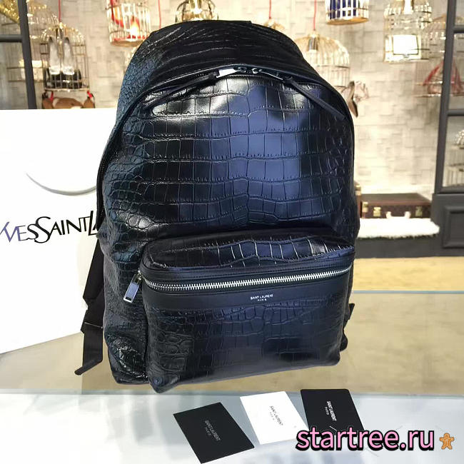 ysl monogram backpack leather CohotBag 4803 - 1