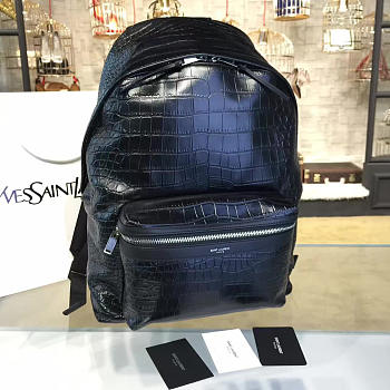 ysl monogram backpack leather CohotBag 4803