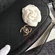 chanel grained calfskin caviar stitched shoulder bag black CohotBag a92949 vs08810 - 6