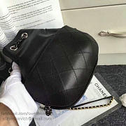 chanels gabrielle purse black CohotBag a98787 vs05204 - 5