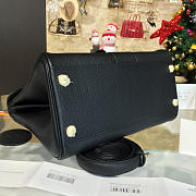 DELVAUX | silk ribbon mm brillant satchel black 1512 - 2