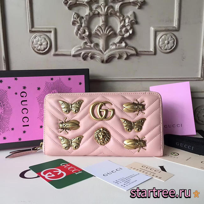 gucci wallet pink CohotBag 2333 - 1