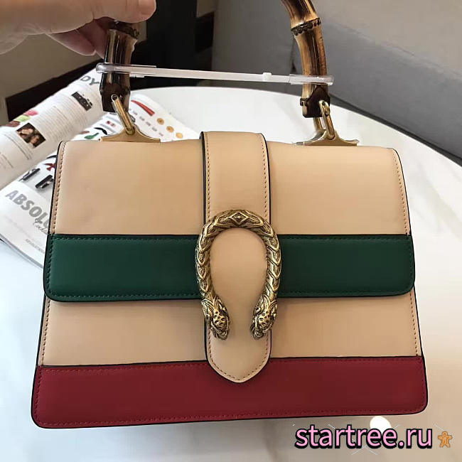 Gucci dionysus medium top handle bag leather - 1